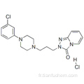 1,2,4-triazolo [4,3-a] pyridin-3 (2H) -one, 2- [3- [4- (3-chlorophényl) -1-pipérazinyl] propyl], chlorhydrate CAS 25332-39 -2